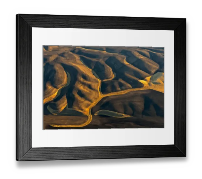 Framed Print : Walla Walla wine country from aloft Framed Print : Walla Walla wine country from aloft