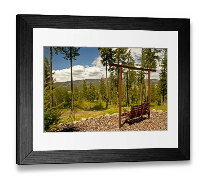 Framed Print : USA, Washington, Cle Elum. Ranch in Central Washington offers stunning outdoor views