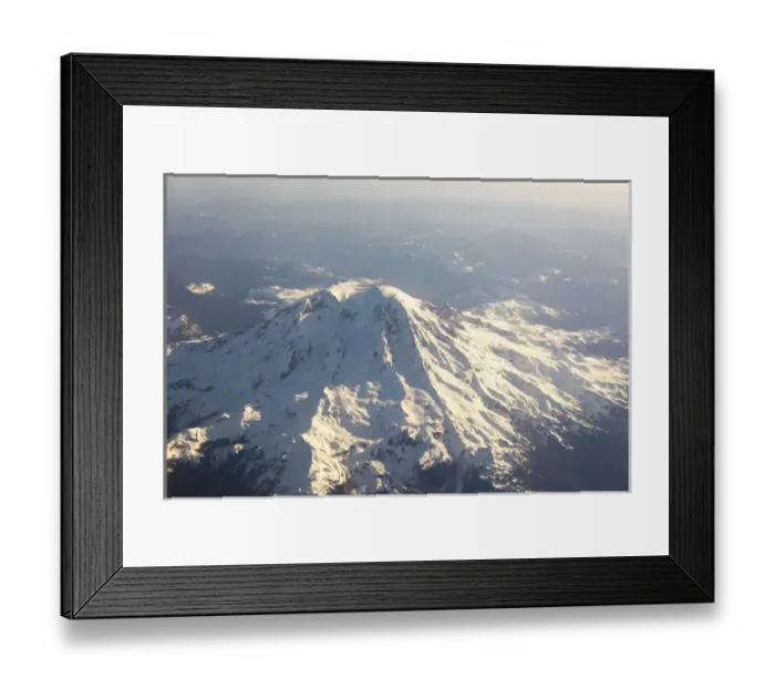 Framed Print : US, WA, Mt Rainier aerial. Named a national park in 1899 by President McKinley Framed Print : US, WA, Mt Rainier aerial. Named a national park in 1899 by President McKinley
