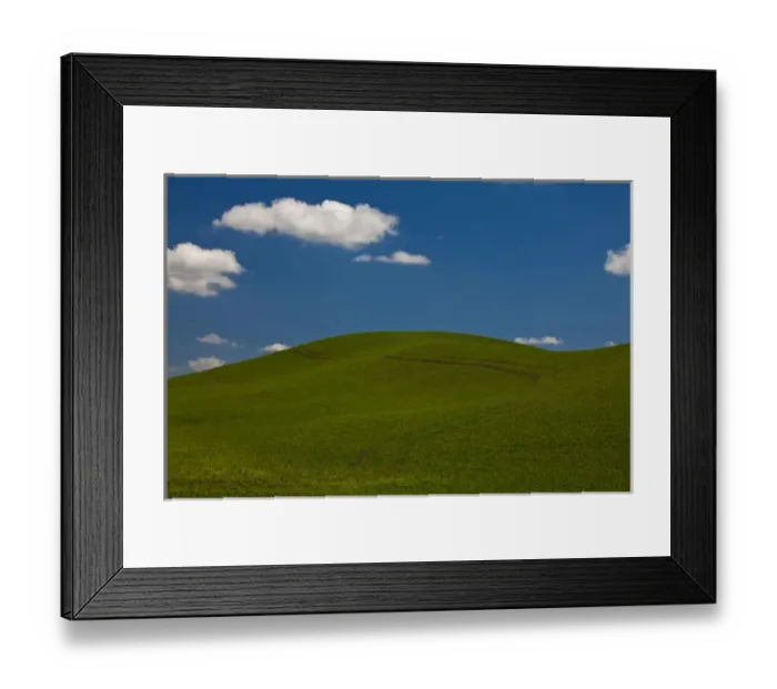 Framed Print : USA, Washington, Spring in Palouse Country Washington