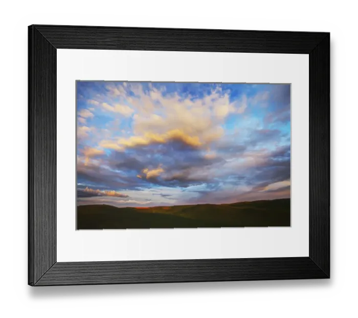 Framed Print : North America; USA; Washington; Palouse Country; Rolling Hills of Green Spring Wheat