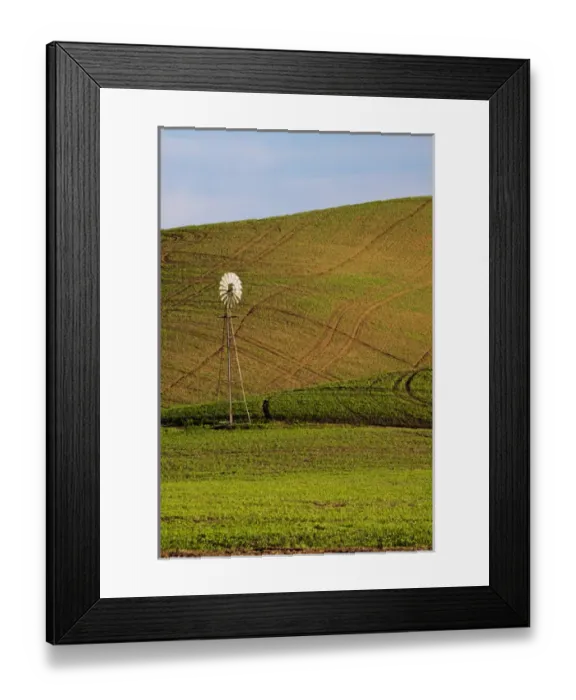 Framed Print : North America, USA, Washington, Spring in Palouse Country Washington with Weather Vain Framed Print : North America, USA, Washington, Spring in Palouse Country Washington with Weather Vain