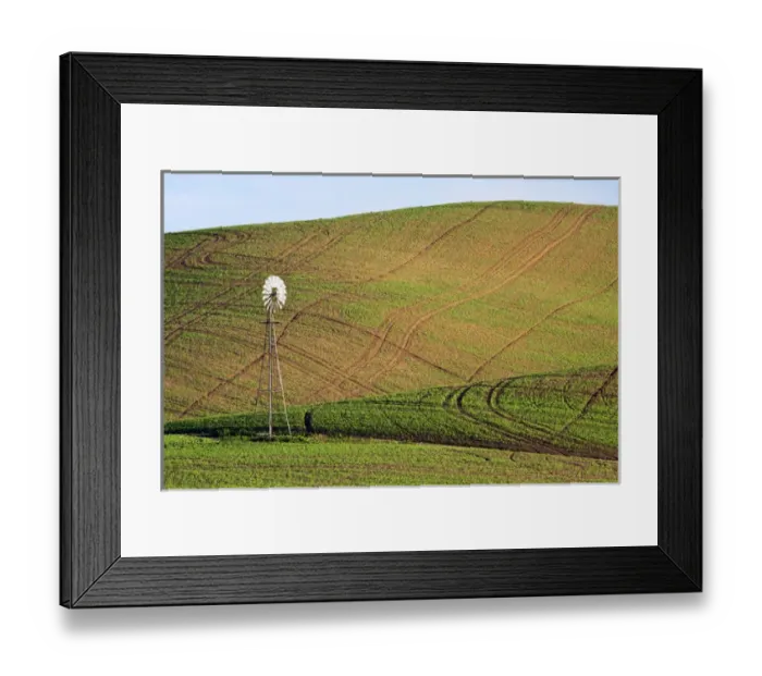 Framed Print : North America, USA, Washington, Spring in Palouse Country Washington with Weather Vain Framed Print : North America, USA, Washington, Spring in Palouse Country Washington with Weather Vain