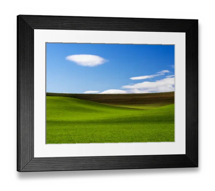 Framed Print : North America; USA; Washington; Palouse Country; Spring Wheat Field and Clouds Framed Print : North America; USA; Washington; Palouse Country; Spring Wheat Field and Clouds