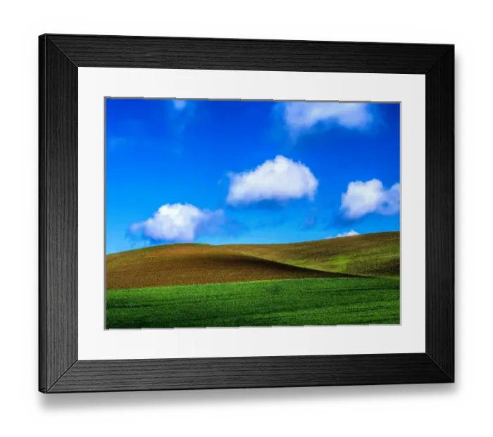Framed Print : North America; USA; Washington; Palouse Country; Spring Wheat Field and Clouds Framed Print : North America; USA; Washington; Palouse Country; Spring Wheat Field and Clouds