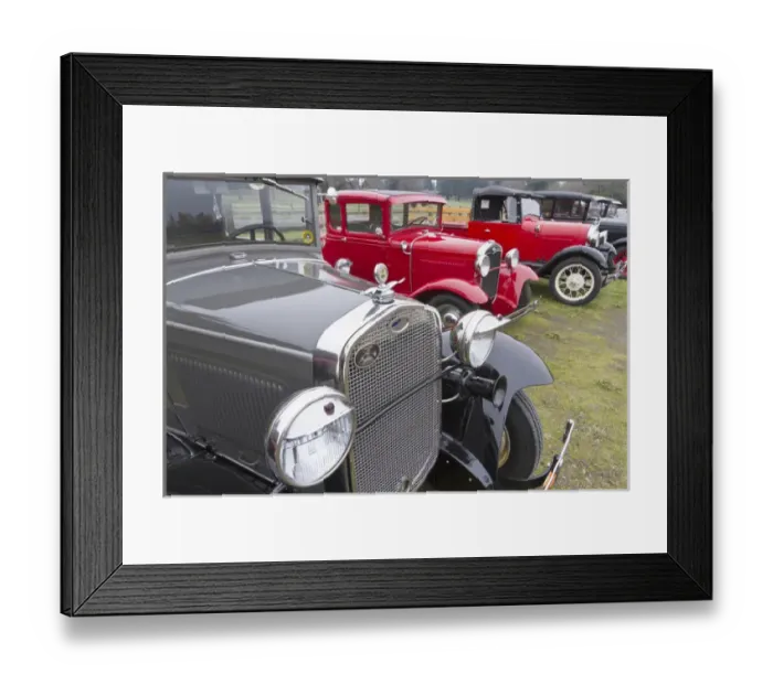 Framed Print : Antique Ford automobiles at Ft. Vancouver, Washington Framed Print : Antique Ford automobiles at Ft. Vancouver, Washington