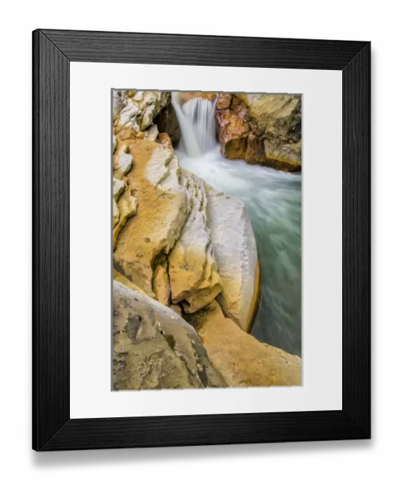 Framed Print : USA, West Virgina, Thomas. Close-up of Douglas Falls Framed Print : USA, West Virgina, Thomas. Close-up of Douglas Falls