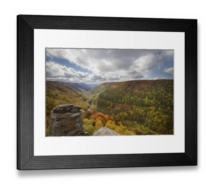 Framed Print : USA, West Virginia. Canaan Valley. Blackwater Canyon as seen from Lindy Point in Framed Print : USA, West Virginia. Canaan Valley. Blackwater Canyon as seen from Lindy Point in