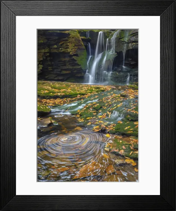 Framed Print : USA, West Virginia, Blackwater Falls State Park. Waterfall and whirlpool scenic. Credit as Framed Print : USA, West Virginia, Blackwater Falls State Park. Waterfall and whirlpool scenic. Credit as