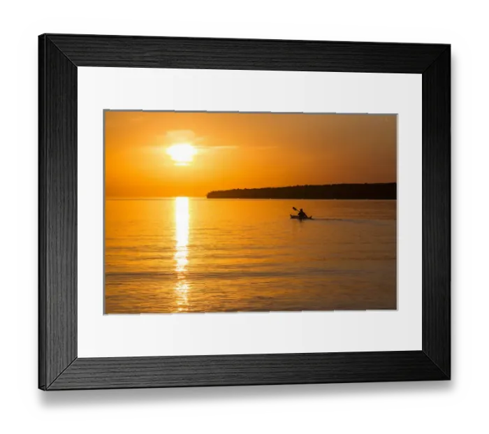 Framed Print : Kayaking at sunset in the Apostle Islands National Lakeshore of Lake Superior near Bayfield Framed Print : Kayaking at sunset in the Apostle Islands National Lakeshore of Lake Superior near Bayfield