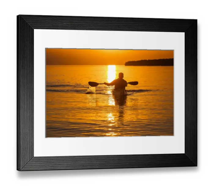 Framed Print : Kayaking at sunset in the Apostle Islands National Lakeshore of Lake Superior near Bayfield Framed Print : Kayaking at sunset in the Apostle Islands National Lakeshore of Lake Superior near Bayfield