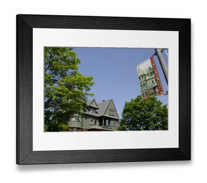 Framed Print : Wisconsin, Manitowoc. RAHR West Art Museum housed in historic Queen Anne style Victorian Framed Print : Wisconsin, Manitowoc. RAHR West Art Museum housed in historic Queen Anne style Victorian