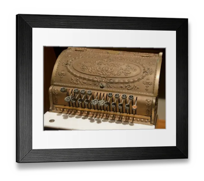 Framed Print : Wisconsin, Manitowoc. Wisconsin Maritime Museum at Manitowoc. Vintage cash register Framed Print : Wisconsin, Manitowoc. Wisconsin Maritime Museum at Manitowoc. Vintage cash register