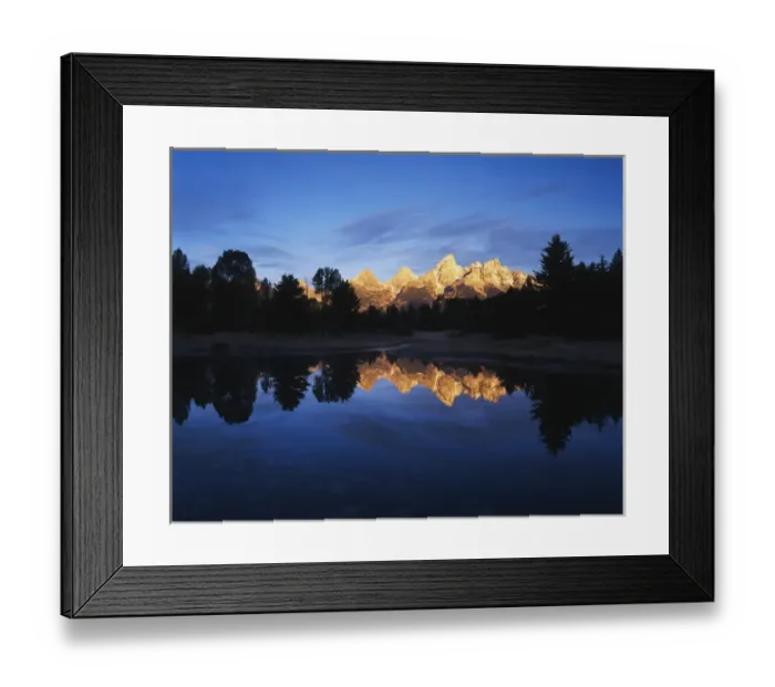 Framed Print : USA, Wyoming, Grand Teton National Park, Grand teton range reflecting in Beaver pond Framed Print : USA, Wyoming, Grand Teton National Park, Grand teton range reflecting in Beaver pond