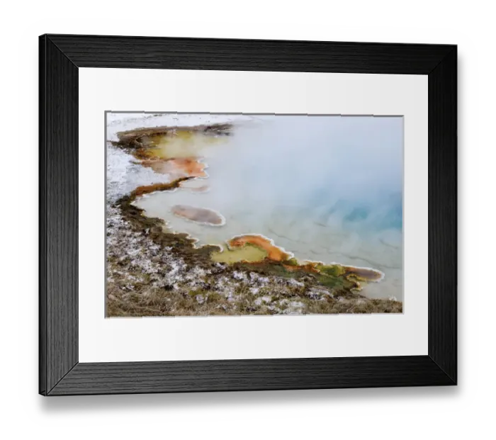 Framed Print : USA, Wyoming, Yellowstone National Park. Silex Spring pool Framed Print : USA, Wyoming, Yellowstone National Park. Silex Spring pool