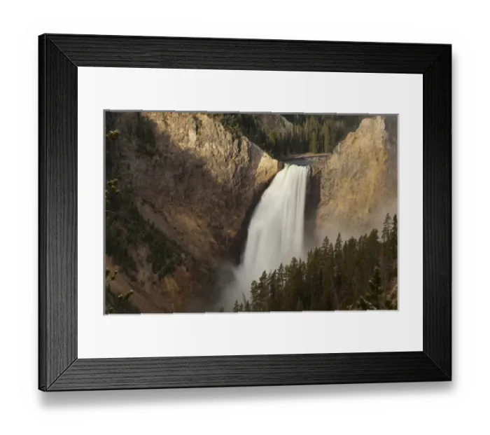 Framed Print : Lower Falls of Yellowstone River from North Rim, Grand Canyon of Yellowstone, Yellowstone Framed Print : Lower Falls of Yellowstone River from North Rim, Grand Canyon of Yellowstone, Yellowstone