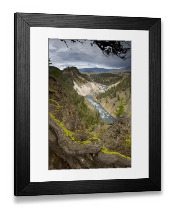 Framed Print : Calcite Springs Trail and Yellowstone River, Yellowstone National Park, Wyoming Framed Print : Calcite Springs Trail and Yellowstone River, Yellowstone National Park, Wyoming