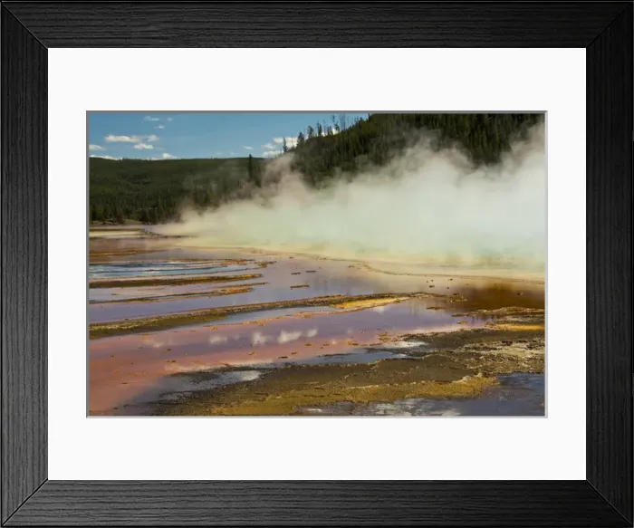 Framed Print : Grand Prismatic Spring, Yellowstone National Park, Wyoming, USA