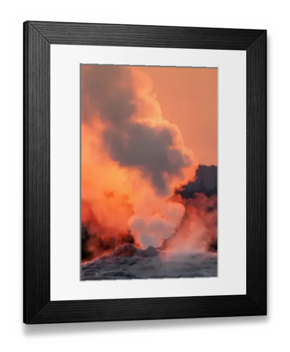 Framed Print : Old Faithful Geyser Yellowstone National Park, Wyoming, USA Framed Print : Old Faithful Geyser Yellowstone National Park, Wyoming, USA