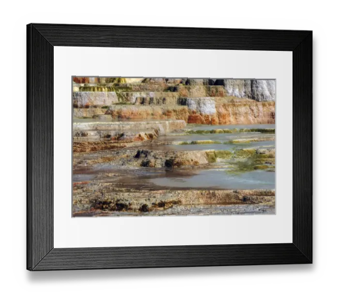 Framed Print : Mammoth Hot Springs Terraces in the Early Morning, Mammoth Hot Springs, Yellowstone National Park Framed Print : Mammoth Hot Springs Terraces in the Early Morning, Mammoth Hot Springs, Yellowstone National Park