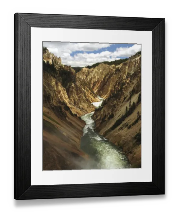 Framed Print : Grand Canyon of the Yellowstone, Yellowstone River, Yellostone National Park, Wyoming Framed Print : Grand Canyon of the Yellowstone, Yellowstone River, Yellostone National Park, Wyoming