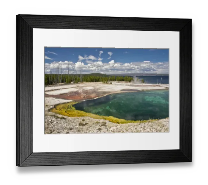 Framed Print : Abyss Pool, West Thumb Geyser Basin, Yellowstone National Park, Wyoming, USA Framed Print : Abyss Pool, West Thumb Geyser Basin, Yellowstone National Park, Wyoming, USA