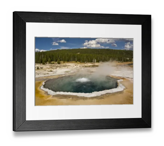 Framed Print : Crested Pool, Upper Geyser Basin, Yellowstone National Park, Wyoming, USA Framed Print : Crested Pool, Upper Geyser Basin, Yellowstone National Park, Wyoming, USA