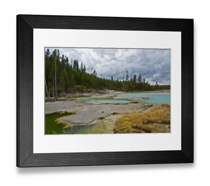 Framed Print : Porcelain Basin, Norris Geyser Basin, Yellowstone National Park, Wyoming, USA Framed Print : Porcelain Basin, Norris Geyser Basin, Yellowstone National Park, Wyoming, USA