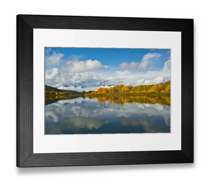 Framed Print : cloudy autumn day, Oxbow, Grand Teton National Park, Wyoming, USA Framed Print : cloudy autumn day, Oxbow, Grand Teton National Park, Wyoming, USA