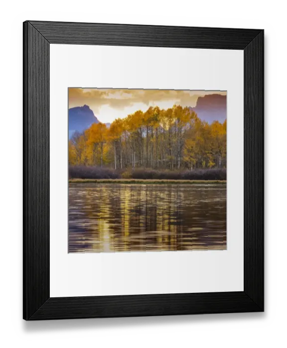 Framed Print : Oxbow bend at sunset, Grand Tetons National Park, Wyoming, USA Framed Print : Oxbow bend at sunset, Grand Tetons National Park, Wyoming, USA