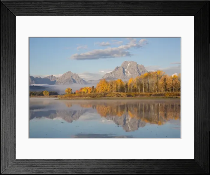 Framed Print : 67545-09307 Sunrise at Oxbow Bend in fall; Grand Teton National Park; WY Framed Print : 67545-09307 Sunrise at Oxbow Bend in fall; Grand Teton National Park; WY