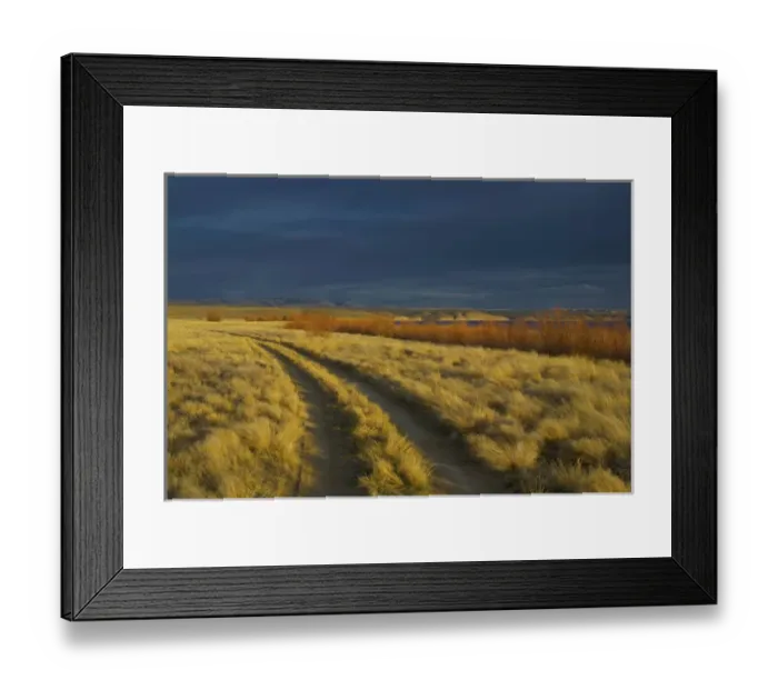 Framed Print : Sunset Above Flaming Gorge, Green River, Wyoming