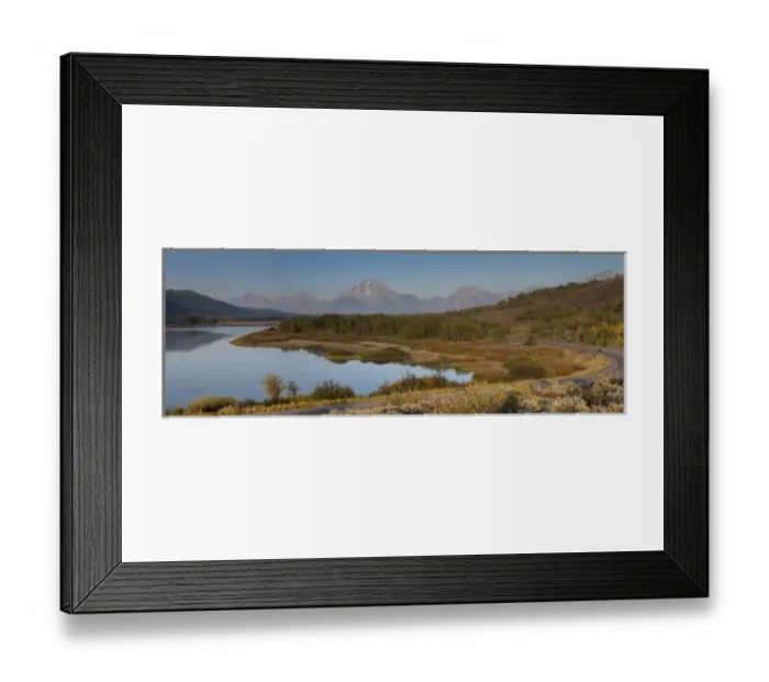 Framed Print : Panorama. Horseshoe Bend. Grand Teton National Park. Wyoming Framed Print : Panorama. Horseshoe Bend. Grand Teton National Park. Wyoming