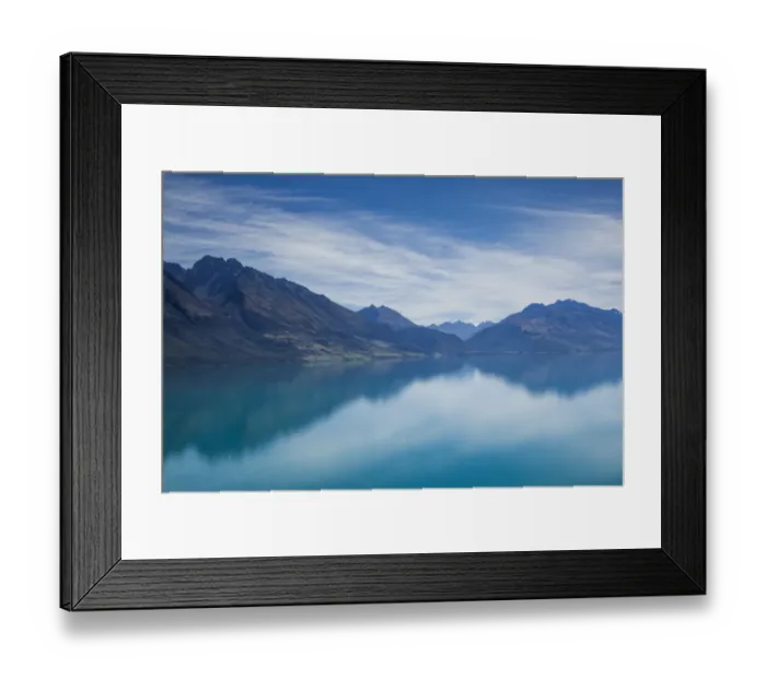 Framed Print : New Zealand, South Island, Otago, Glenorchy, Lake Wakatipu, landscape