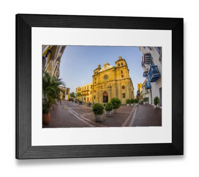 Framed Print : South America, Colombia, Cartagena, Historic Santuario and Iglesia de San Pedro Framed Print : South America, Colombia, Cartagena, Historic Santuario and Iglesia de San Pedro