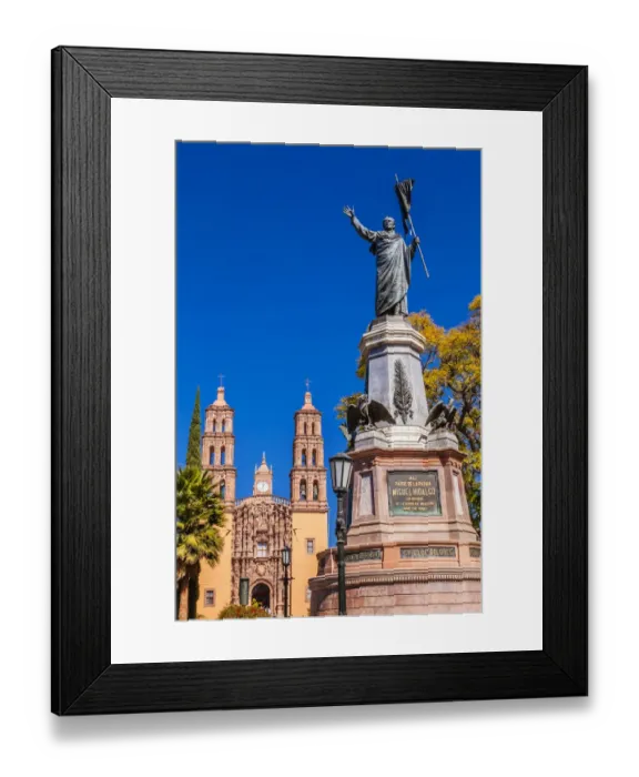 Framed Print : Father Miguel Hidalgo Statue Parroquia Cathedral Dolores Hidalgo Mexico Framed Print : Father Miguel Hidalgo Statue Parroquia Cathedral Dolores Hidalgo Mexico