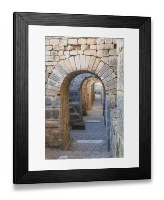 Framed Print : Turkey, Izmir Province, Bergama, Pergamon