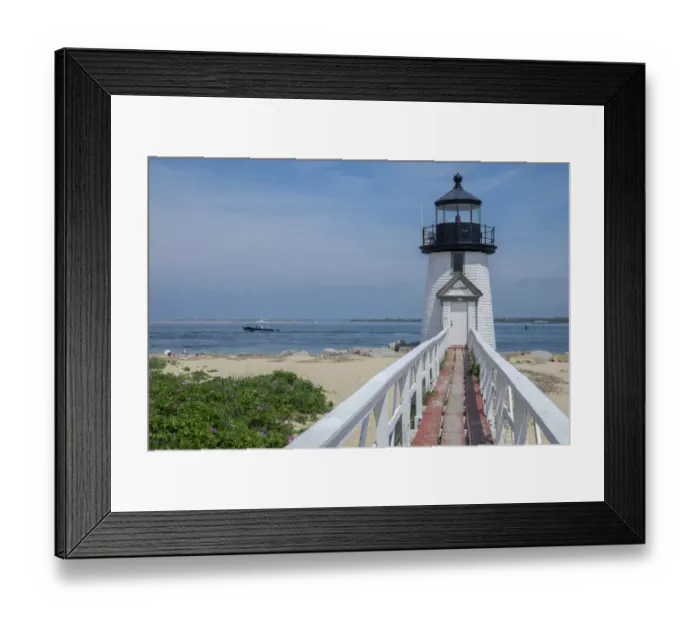 Framed Print : Brant Lighthouse, Nantucket Harbor, Nantucket, Massachusetts, USA