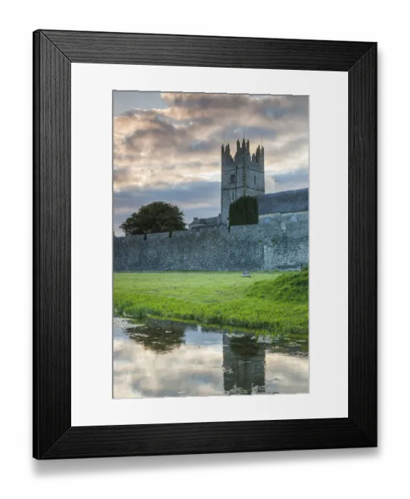 Framed Print : Ireland, County Tipperary, Fethard, town walls, dusk Framed Print : Ireland, County Tipperary, Fethard, town walls, dusk