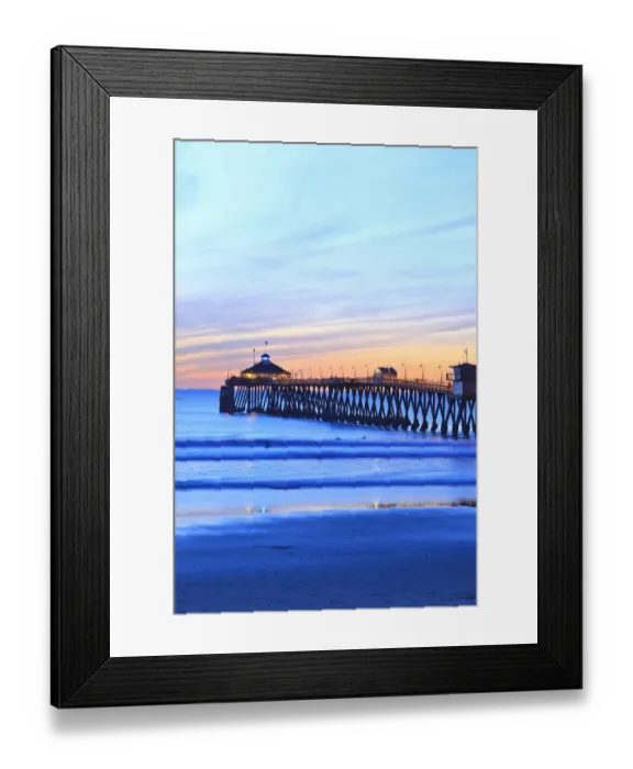 Framed Print : Imperial Beach Pier at Twilight, San Diego, Southern CA, USA Framed Print : Imperial Beach Pier at Twilight, San Diego, Southern CA, USA