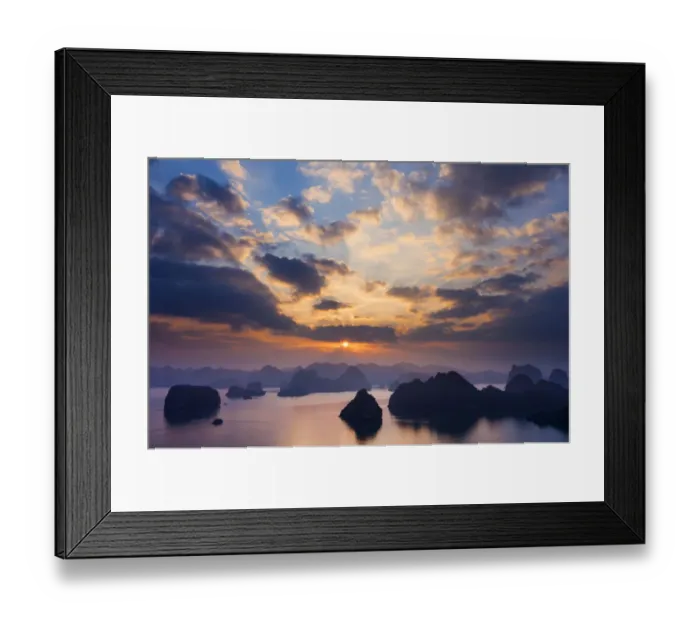 Framed Print : Vietnams Ha Long Bay is one of the most dramatic landscapes in all of southeast Asia Framed Print : Vietnams Ha Long Bay is one of the most dramatic landscapes in all of southeast Asia