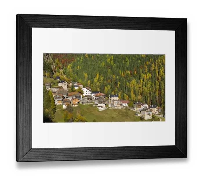 Framed Print : San Tomaso Agordino in the Dolomites of the Veneto Framed Print : San Tomaso Agordino in the Dolomites of the Veneto