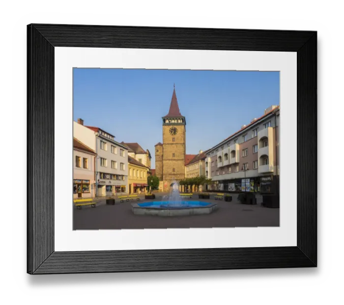 Framed Print : Europe, Czech Republic, Jicin. This is a fountain just outside the Valdice gate Framed Print : Europe, Czech Republic, Jicin. This is a fountain just outside the Valdice gate