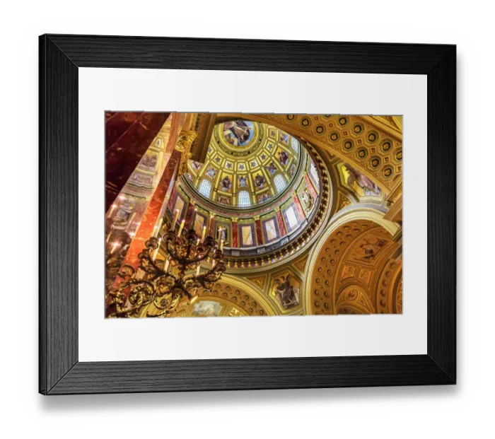 Framed Print : Dome God Christ Basilica Arch Saint Stephens Cathedral Budapest Hungary Framed Print : Dome God Christ Basilica Arch Saint Stephens Cathedral Budapest Hungary