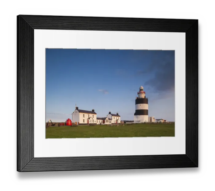 Framed Print : Ireland, County Wexford, Hook Peninsula, Hook Head, Hook Head LIghthouse, sunset Framed Print : Ireland, County Wexford, Hook Peninsula, Hook Head, Hook Head LIghthouse, sunset