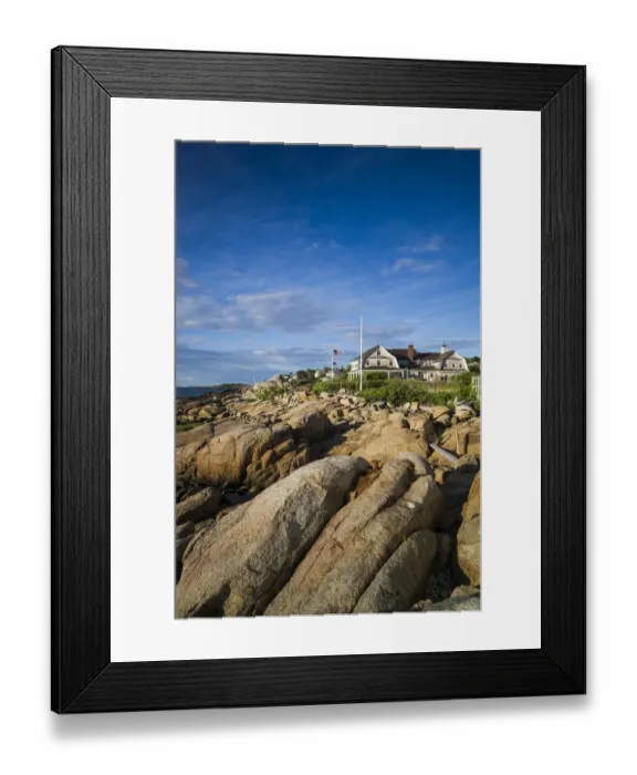 Framed Print : USA, Massachusetts, Cape Ann, Annisquam, Atlantic shoreline Framed Print : USA, Massachusetts, Cape Ann, Annisquam, Atlantic shoreline