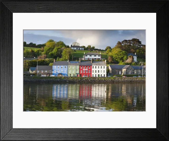 Framed Print : Ireland, County Cork, Bantry, harbor view, sunset