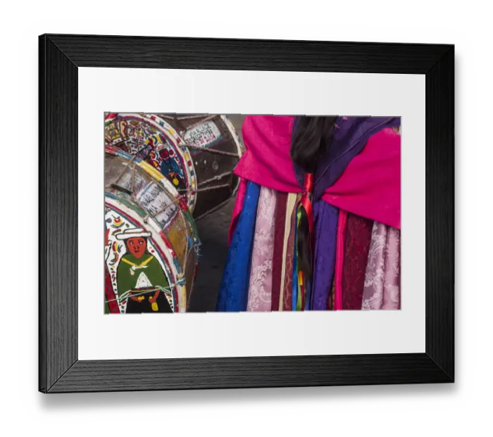 Framed Print : Ecuador, Corpus Christi, Winter solstice festival