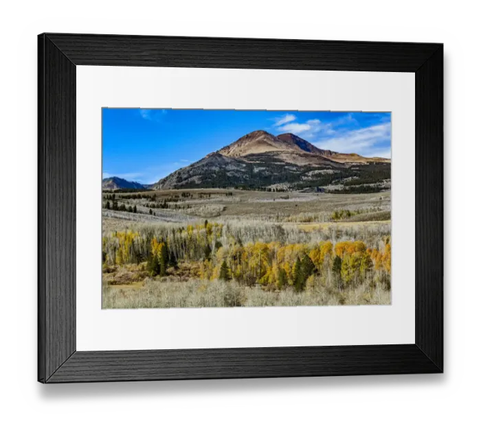 Framed Print : Conway Pass; HWY 395; USA; California; Lee Vining