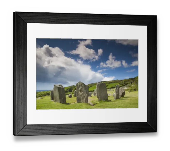 Framed Print : Ireland, County Cork, Drombeg, Drombeg Stone Circle, 5th century Framed Print : Ireland, County Cork, Drombeg, Drombeg Stone Circle, 5th century